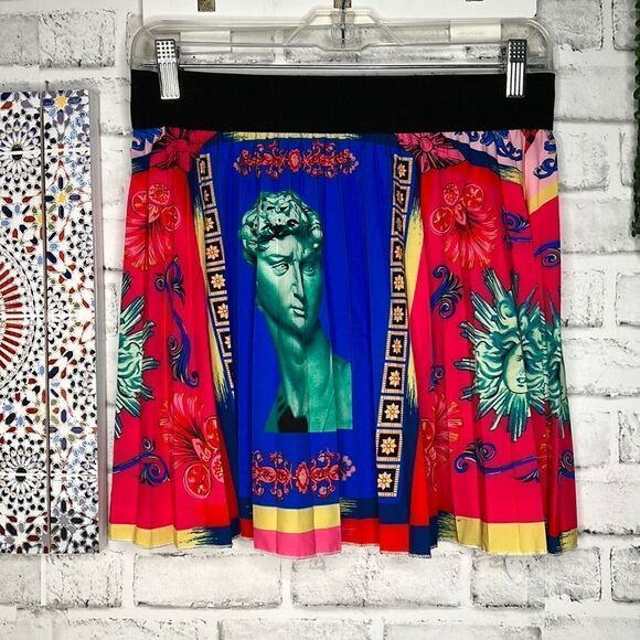 Roman Greece Boho Hippie Pleated Skirt Size Medium - Picture 1 of 6